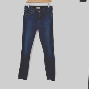Mother The Looker Crop Women's 26 Ink & Paper‎ Wash Skinny Stretch Denim USA